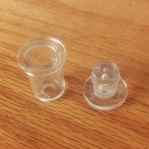 싸구려 Walron WPF-1921-TR 투명 플라스틱 아크릴 실린더 스탠드 오프스 사인 로터 빠른 스냅 사무실 접시 다이아. 19mm X H21mm - Product Image 1