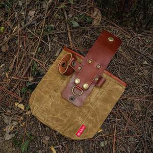 Marsupio Pieghevole in Pelle Chuanyeren, Borsa Multifunzionale per Attività all'Aperto, Campeggio, Escursionismo e Tour - Product Image 2