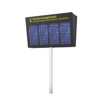 Affichage des informations des départs aériens, cadre en aluminium, 12V basse tension, affichage FIDS suspendu au plafond