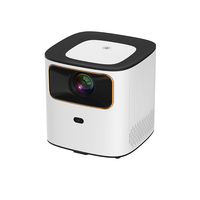 Projecteur vidéo portable rétro cinéma HD 4K 1080P Home Cinéma Android 12 Professionnel pour ordinateur et téléphone portable avec Wifi