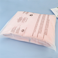 Sacs en plastique personnalisés avec fermeture éclair pour vêtements, emballage mat en EVA, sacs à glissière givrés avec fermeture à glissière pour vêtements d'enfants, logo