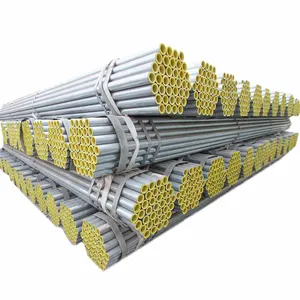 Factory Supply high quality Hot Dipped Round Galvanized Steel Pipe 20ft Pre Galvanized Steel Pipe Iron Tube