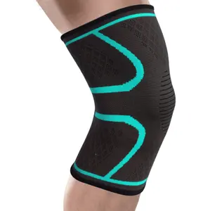 Fabriek Vervaardigd Beschermende Anti-Slip Fitness Basketbal Workout Compressie Knie Mouw Knie Ondersteuning