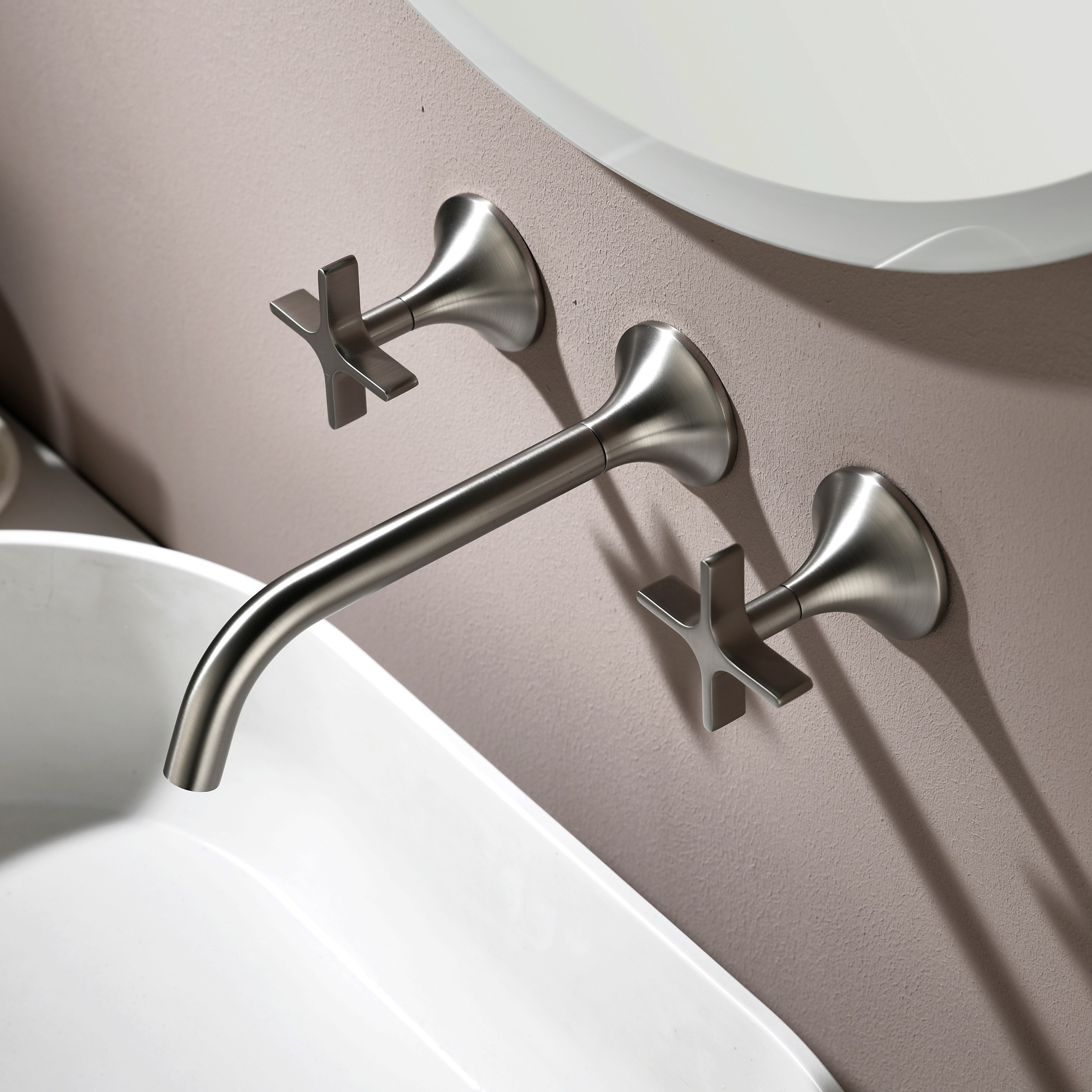 Brushed nickel