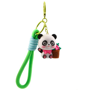 Customized cartoon soft plastic figurine keychains and 3D keychains related to anime