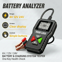Probador de Baterías de Auto BM550 OEM/ODM al por Mayor, Verificador de Salud de Baterías Portátil Multi-Idioma con Interfaz Mini USB