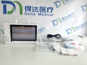 Moniteur de fréquence cardiaque fœtale DMJH05 au meilleur prix pour grossesses simple ou jumelle, équipement d'obstétrique et de gynécologie, moniteur vétérinaire - Product Image 5