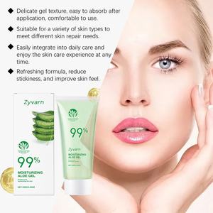 Gel d'aloe vera biologique pur à 99% Zyvarn, hydratant naturel pour le visage, pour apaiser et réparer les peaux ternes - Product Image 3
