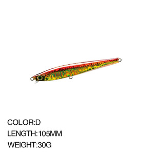 Nouveaux leurres de pêche méné coulée leurres d'eau salée 105mm 30g appâts de pêche <span class=keywords><strong>Monster</strong></span> Shot naufrage artificiel Pesca appât dur - Product Image 5