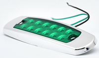 Nouveau feu latéral LED 12V 24V en acier inoxydable pour semi-remorque, blanc/jaune/rouge/bleu/vert
