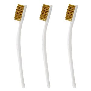 Petite brosse en <span class=keywords><strong>laiton</strong></span> 3 pièces brosses métalliques en <span class=keywords><strong>laiton</strong></span> pour le <span class=keywords><strong>nettoyage</strong></span>, outil de brosse à dents en fil de <span class=keywords><strong>laiton</strong></span> de <span class=keywords><strong>nettoyage</strong></span> de buse d'imprimante 3D - Product Image 2