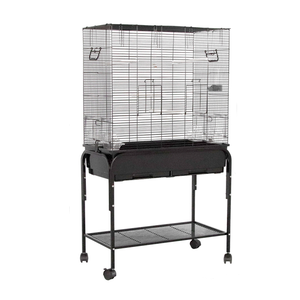 Nuova gabbia per uccelli canarino gabbia di allevamento con stand pet gabbia per la vendita - Product Image 1