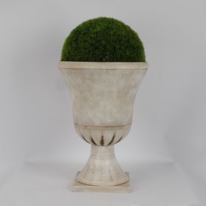 Macetas grandes de <span class=keywords><strong>piedra</strong></span> de imitación, maceta grande de plástico para flores, maceta decorativa para flores, maceta de plástico - Product Image 4