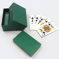 Coffret cadeau haut de gamme personnalisé pour jeu de cartes à jouer publicitaires pour le poker et le casino, spécialement conçu pour les jeux de cartes en papier