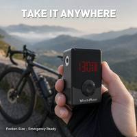 Smart Cordless 130PSI High Pressure Digital Display LED Rechargeable Mini Electric Bicycle Tire Air Pump Inflator