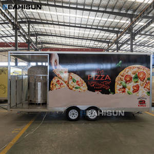 Remolque Comercial para Cocina de Pizza, Horno de Pizza a Leña, Camión de Comida Móvil para Helados y Dulces, Resistente a la Oxidación, con Sistema de Alimentación Integrado - Product Image 4