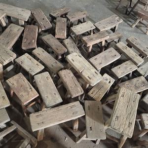 <span class=keywords><strong>Sgabello</strong></span> Piccolo per Bambini in Legno Riciclato Rustico Arredamento Cinese Antico e Vintage per la Casa - Product Image 3