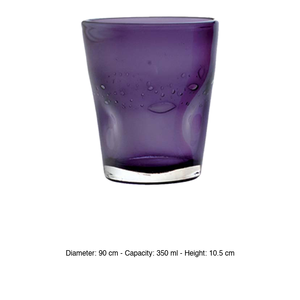 แก้วน้ำสีม่วง Dali' 35 ซล. สูง 10.5 ซม. เส้นผ่านศูนย์กลาง 9 ซม. รุ่น M1934 - Product Image 3