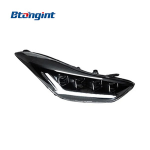 เหมาะสำหรับไฟหน้ารถยนต์ฮุนได เอลันตร้า ปี 12-16 ที่ได้รับการดัดแปลงด้วยเลนส์ LED พร้อมไฟเลี้ยวแบบไหลสี่ดวงใกล้และแปดดวง<span class=keywords><strong>ไกล</strong></span> - Product Image 1