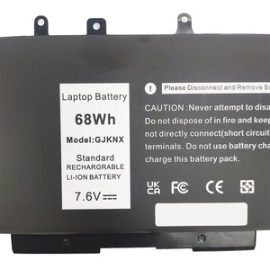 Chất Lượng Cao Máy Tính Xách Tay Gjknx 7.6V 8000MAh Cho Dell Vĩ Độ 5280 5290 5480 5490 5491 5495 5591 5580 5590 Pin Máy Tính Xách Tay - Product Image 2