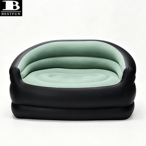Canapé gonflable vert menthe robuste de luxe, double, pour <span class=keywords><strong>l</strong></span>'extérieur, les voyages en voiture, la <span class=keywords><strong>plage</strong></span>, le jardin - Product Image 6