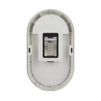Redondo ovalado 10W 18W plástico aluminio IP65 impermeable PIR Sensor montado en la pared LED lámpara de pared proyecto exterior LED mamparo Luz