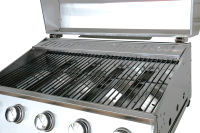 Grillades durables à 5 brûleurs en acier inoxydable 304, gril à gaz intégré, modules de cuisine pour barbecue en plein air
