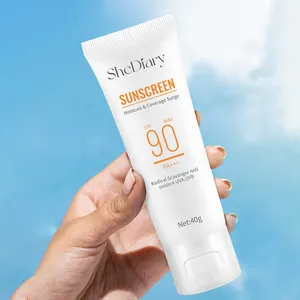 Eigenmarke Großhandel feuchtigkeitsspendendes feuchtigkeitsspendendes Sonnenschutzspf 90 Sonnencreme Sonnenschutz UVA und UVB Sonnenschutzcreme