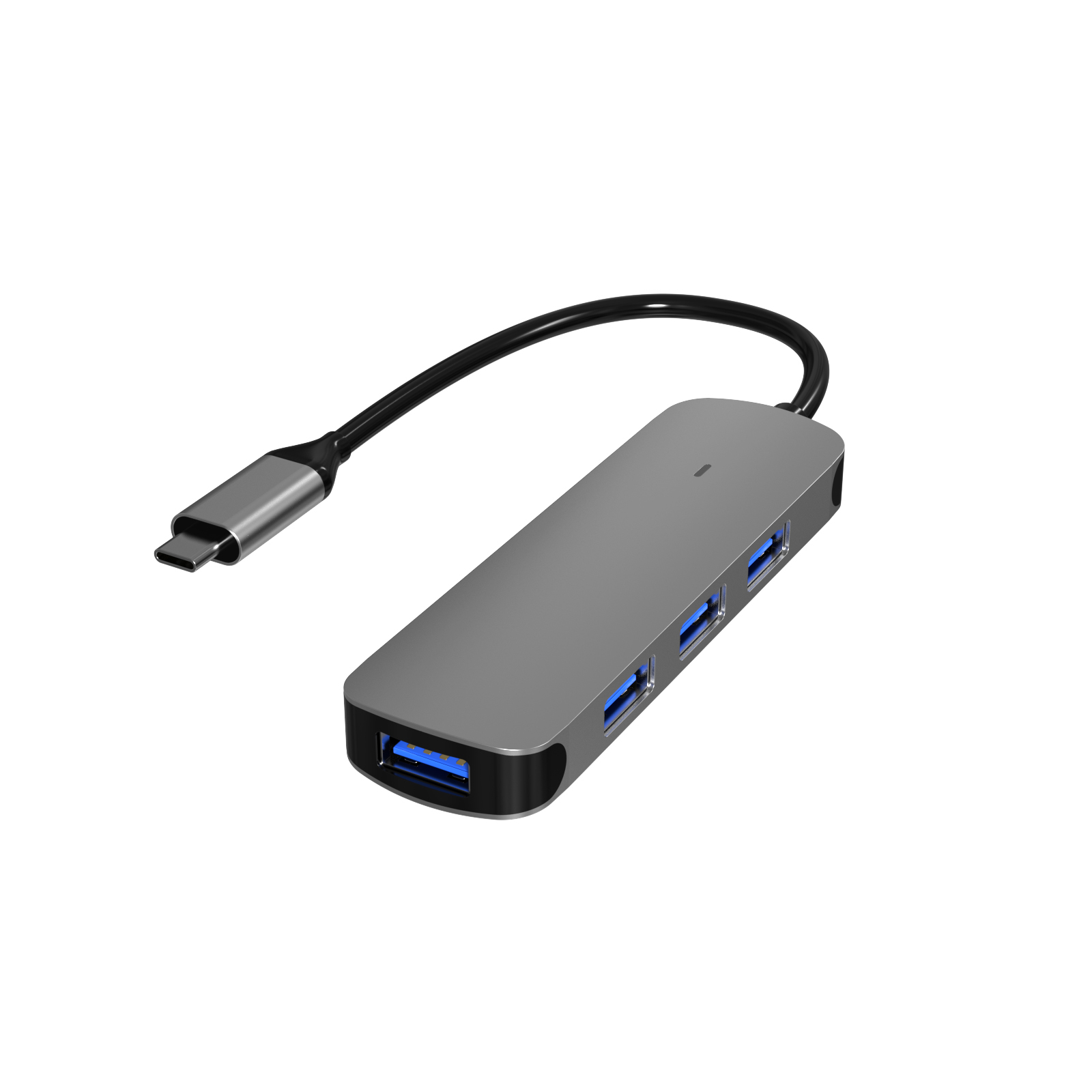Док-станция 4 в 1 TYPE-C концентратор USB3.0 * 1 USB2.0 * 3 usb HUB 3,0 для компьютера