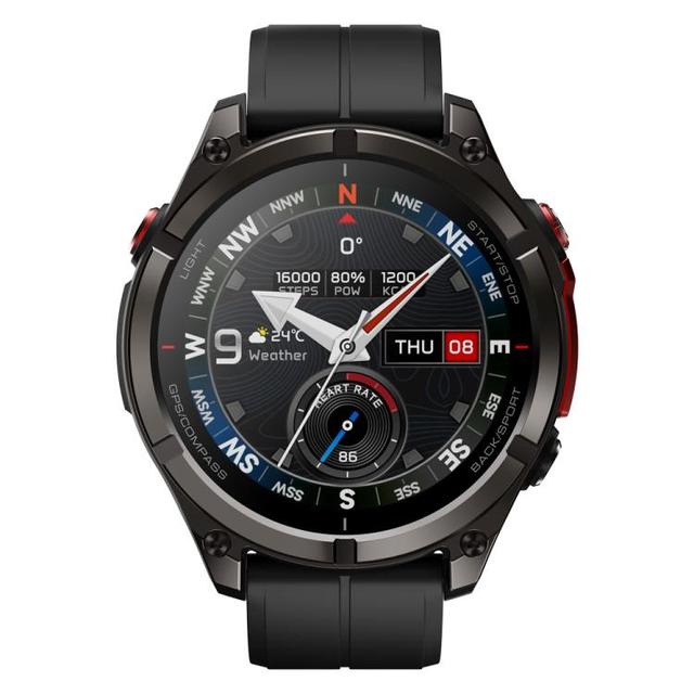 Wholesale Zeblaze Stratos 4 Pro Outdoor GPS Smart Watch 1.43 Inch Display 5ATM IP69K Waterproof Built-in Flashlight