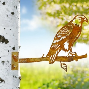 Signs Donkey Seal 12.5 cm High Barrier Weathering Steel Garden Edge Knife Edge <b>Outdoor</b> Garden Decoration Lawn Border Ornament - Product Image 3