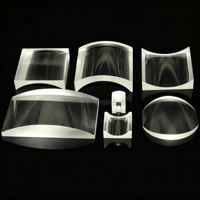 Lentille cylindrique optique en verre BK7 K9, lentille cylindrique plan-convexe plan-concave avec revêtement AR pour la mise en forme du faisceau laser, sur mesure OEM ODM