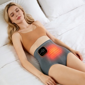Lady Heats Her Underwear. Women with Menstrual Pain Use Warm-heat-charging Electric Heating Hot Compress Underwear. - Product Image 2