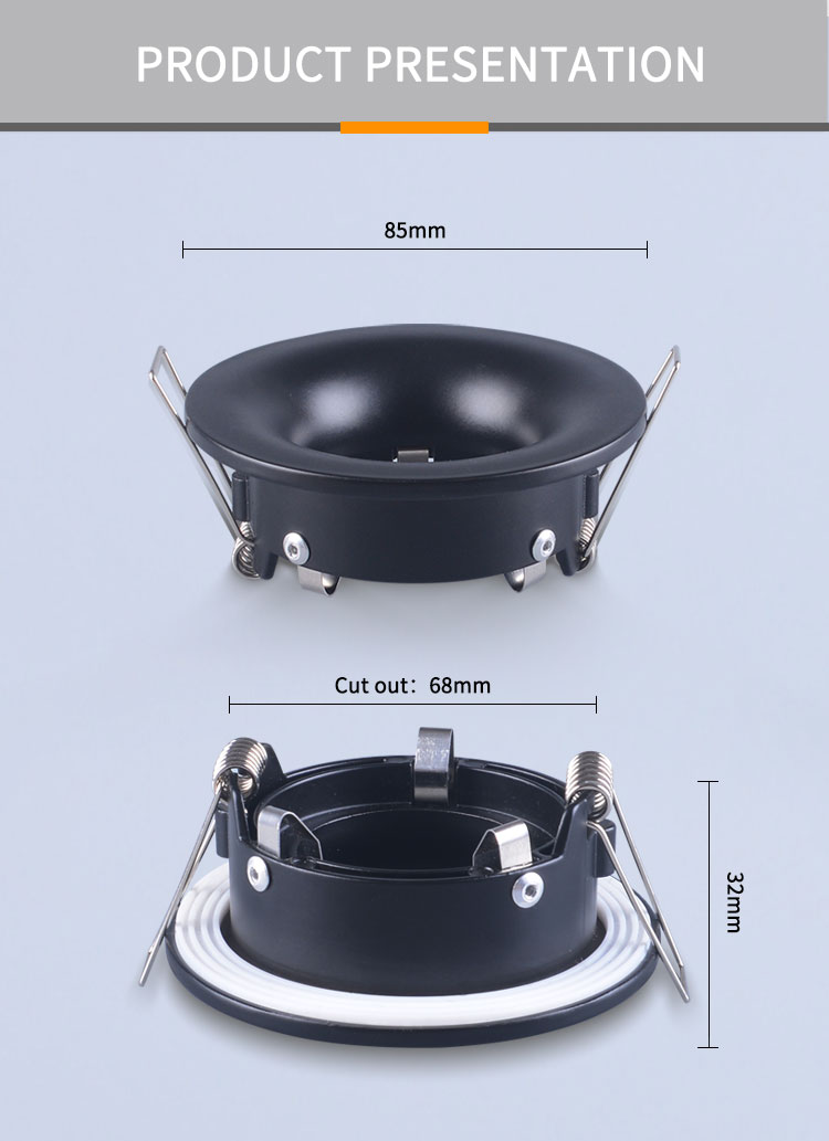 Fixed Waterproof IP65 Downlight Anti Glare Spotlight For Living Room / Bathroom