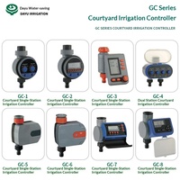 Contrôleur d'irrigation de cour GC-1, arrosage automatique, minuterie électronique intelligente, système d'irrigation goutte à goutte, interrupteur à vanne à bille