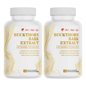 Cápsulas de Extracto de Corteza de <span class=keywords><strong>Rhamnus</strong></span> (Buckthorn) - Suplemento de Fibra Dietética, Fibra y Extracto de Origen Vegetal, Regularidad Intestinal y Apoyo Digestivo - Product Image 1