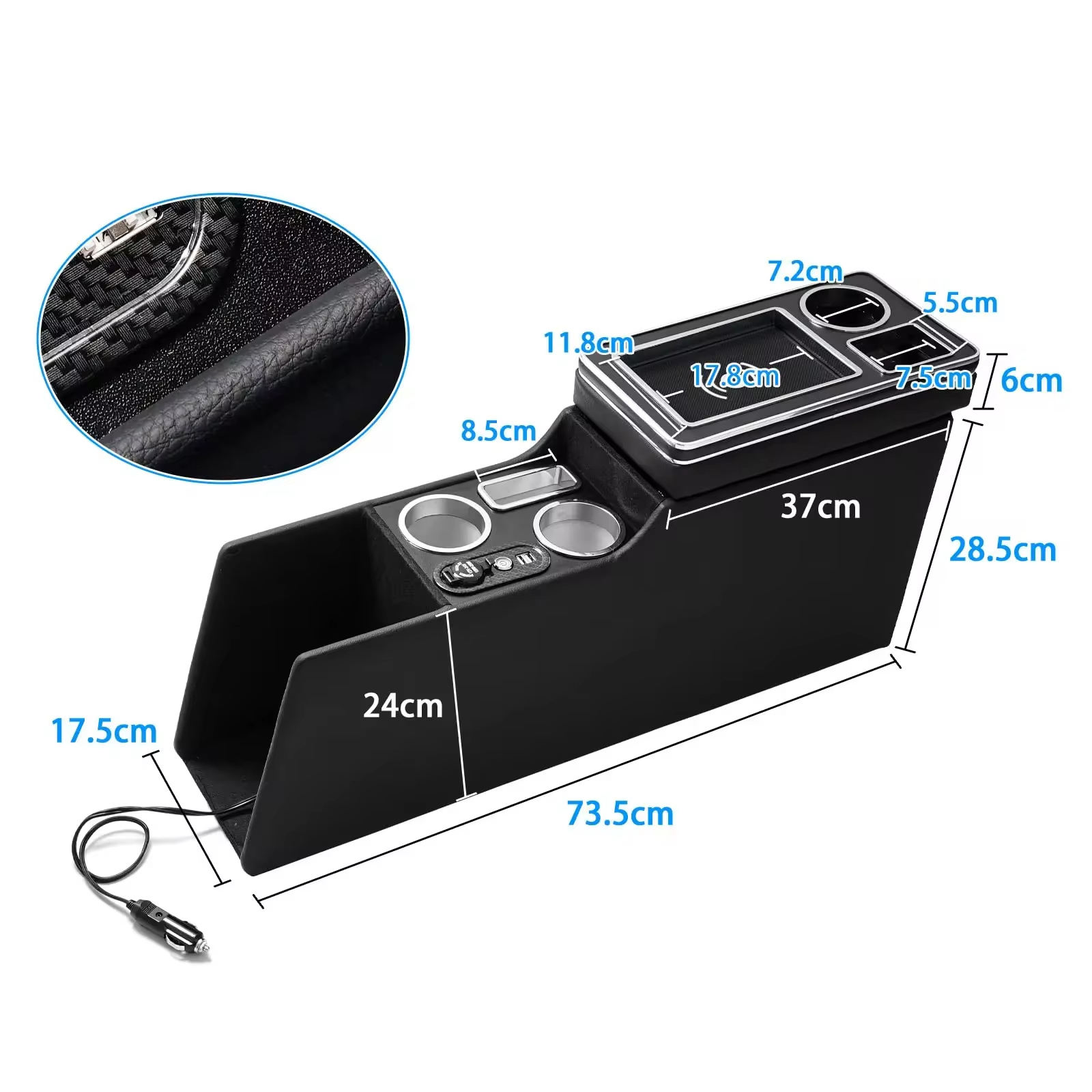 Noir-avec charge sans fil