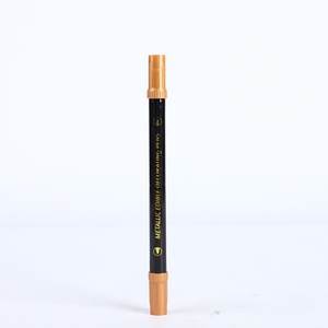 Venta caliente Nuevo estilo de doble punta de rotuladores comestibles Metálico <span class=keywords><strong>Blanco</strong></span> Comido Tinta Pluma Juego de 10 Hecho de plástico - Product Image 3