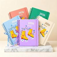 Carnet de planification budgétaire personnalisé en cuir/PVC avec reliure spirale, journal de croissance, organiseur financier imprimé sur mesure