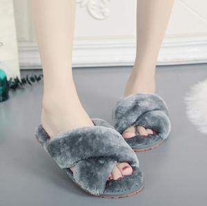 Casa grandi dimensioni 45 stampa leopardo croce <span class=keywords><strong>pantofole</strong></span> <span class=keywords><strong>pelose</strong></span> bambini uomini e donne trascinano casa <span class=keywords><strong>pantofole</strong></span> di cotone - Product Image 5