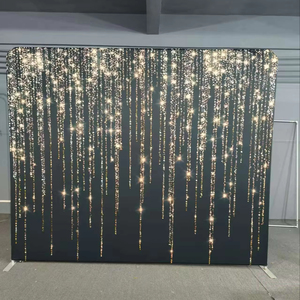 Xách tay và có thể gập lại 8 ft nhôm căng thẳng vải Khung ảnh gian hàng <span class=keywords><strong>Backdrop</strong></span> Dễ dàng cài đặt cho đám cưới hiển thị triển lãm - Product Image 3