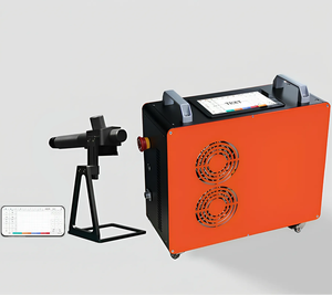 Yeni Taşınabilir 2'si 1 Arada 100W/200W El Tipi CNC Fiber Lazer Markalama Makinesi Kullanımı Kolay Hava Soğutmalı Lazer Gravür Makinesi Metal Temizleme - Product Image 4