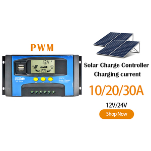 30A 20A 10A PWM năng lượng mặt trời <span class=keywords><strong>CHARGE</strong></span> <span class=keywords><strong>CONTROLLER</strong></span> nhận dạng tự động 12V24V thích hợp cho RV Home cắm trại năng lượng mặt trời hệ thống bảng điều khiển - Product Image 1