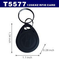 Etichette RFID Riscrivibili 125KHz T5577 Compatibili LF EM4305, Adesivi RFID Scrivibili per Controllo Accessi