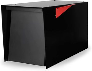 Outdoor Metal Mailbox for <strong>Outside</strong> Modern <strong>Post</strong> Mount Package Parcel Drop <strong>Box</strong> - Product Image 1