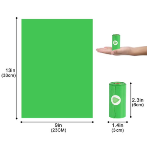 Portatile biodegradabile per lo smaltimento dei rifiuti di animali domestici sacchetti eco-friendly Epi poliestere plastica per <span class=keywords><strong>cacca</strong></span> di cane e gatto - Product Image 2