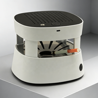 Cendrier sans fumée 2-en-1 à forte aspiration, purificateur d'air avec filtre HEPA, absorbeur de fumée portable en plastique, design moderne et luxueux pour la maison, le bureau et l'extérieur