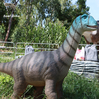 Statue de dinosaure réaliste personnalisée de petite taille (2 m) pour parc à thème, modèle animatronique à vendre pour parc d'aventure pour enfants en intérieur/extérieur