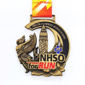 Medallas Deportivas Personalizadas de Metal 3D para Maratón, Triatlón y Carreras, Diseño al por Mayor para Fabricantes - Product Image 2