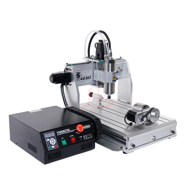 CNC Router 4030 Desktop Mini Wood CNC Milling Machine 800W Wood Router with USB Connection for Wood and Metal 110V 220V